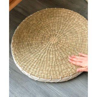 Đệm ngồi bệt bằng cói hình vuông 45