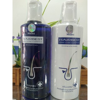 Cặp dầu gội, xả ngăn ngừa rụng tóc và ngứa da đầu Mistine HAIRBEST HAIR-LOSS CONTROL SHAMPOO