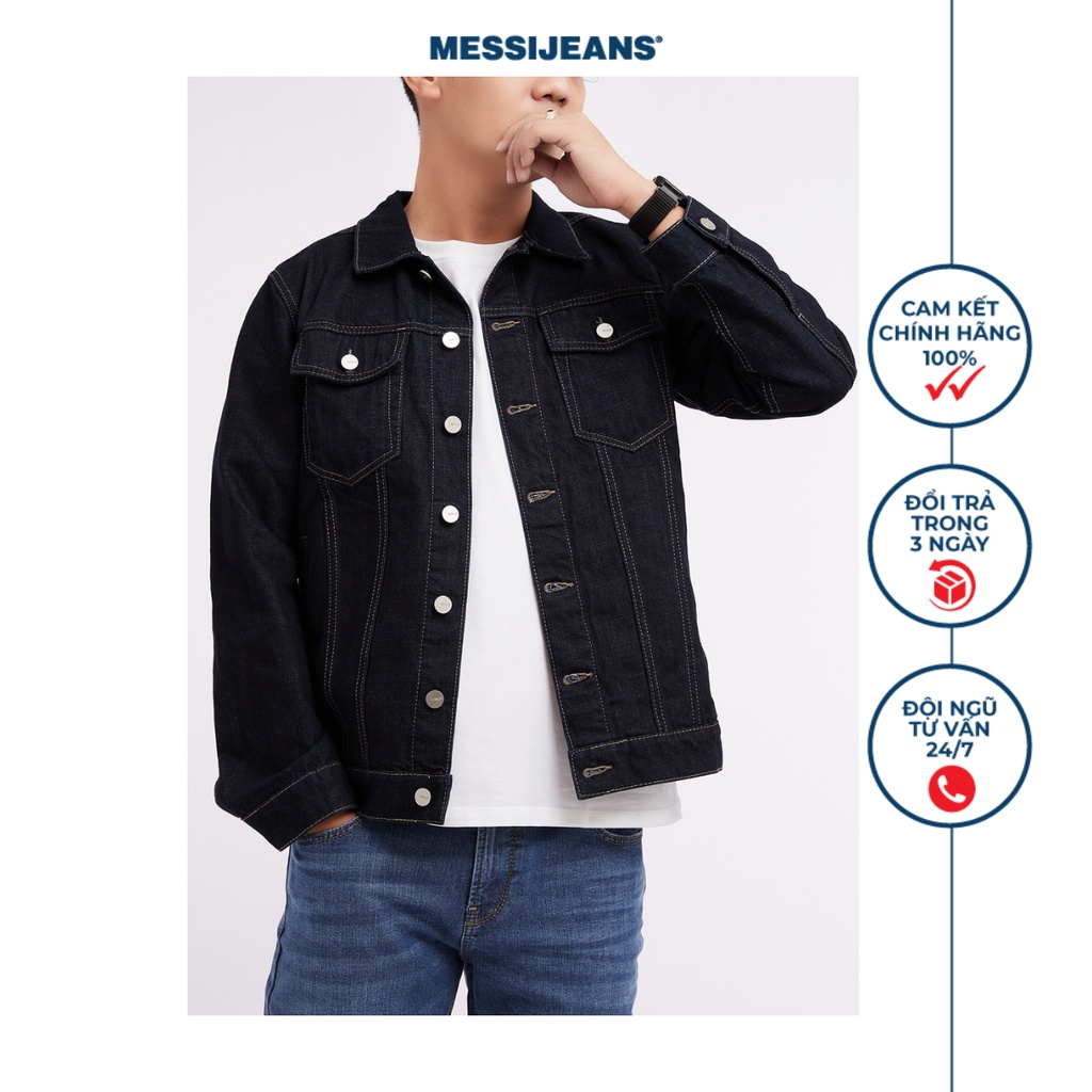 Áo khoác jeans nam MESSIJEANS MJB0135