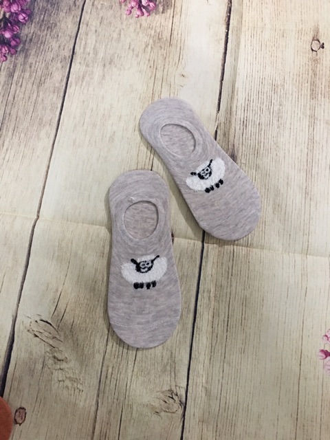 Com bo 5 đôi tất hài nữ hình nghộ nghĩnh sợi cottong  kháng khuẩn chống hôi chân