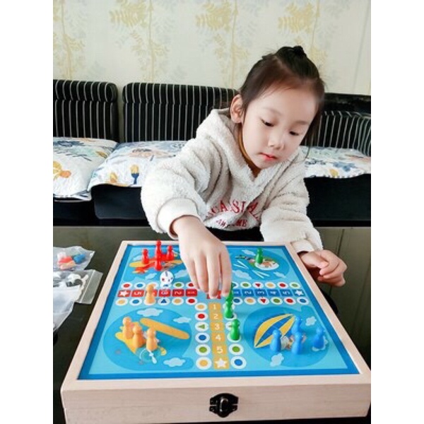 Bộ cờ đa chức năng 3in1 dành cho các bé học sinh Tiểu học