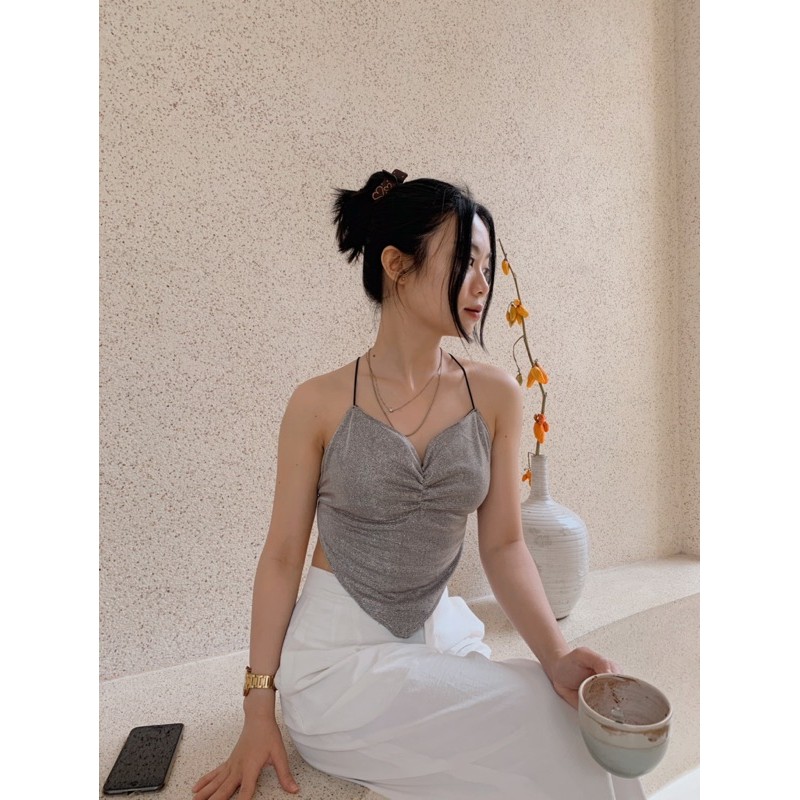 Áo croptop hở lưng-Julia top