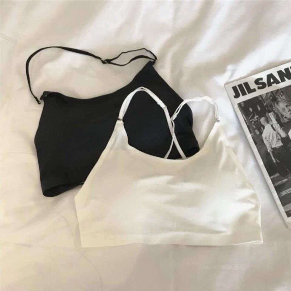 Áo Ngực Lụa Băng Không Đường May Hình Chữ U Lưng Trần Vô Hình Dành Cho Nữ Mặc Trong Tiệc Cưới