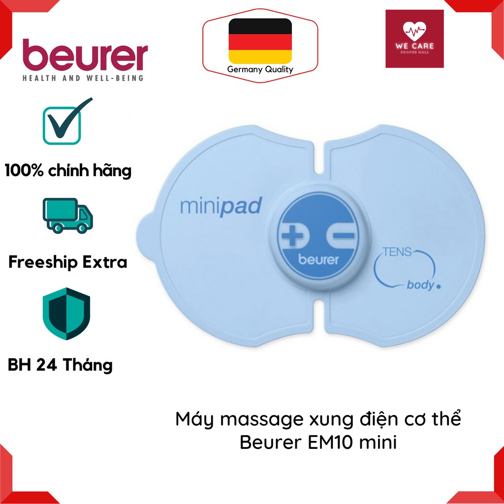 ⚡️CHÍNH HÃNG⚡️ MÁY MASSAGE XUNG ĐIỆN CƠ THỂ BEURER EM10 MINI