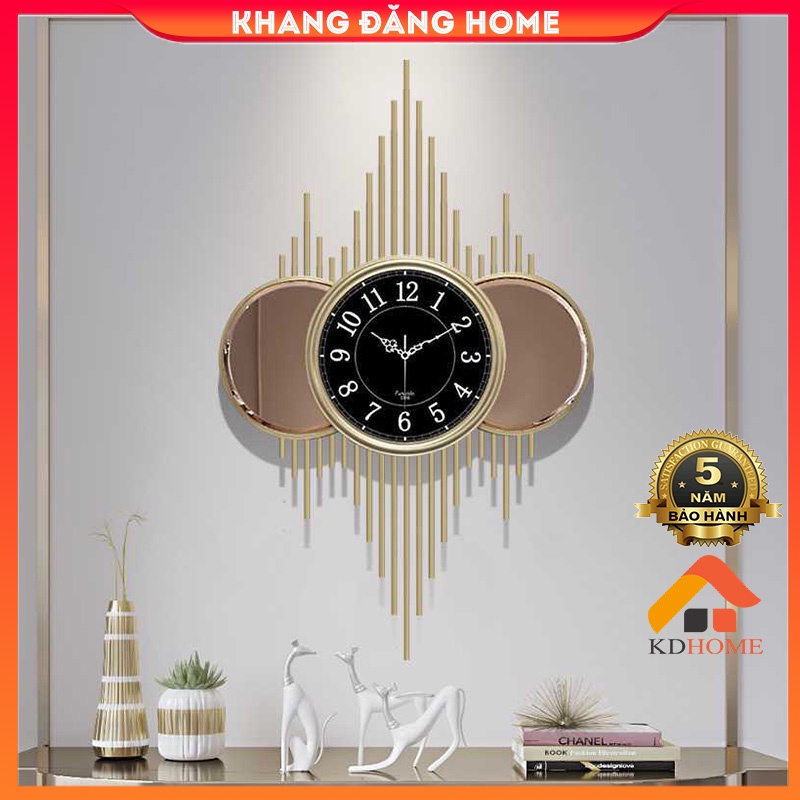 Đồng Hồ Treo Tường Trang Trí Phòng Khách Độc Đáo, Sang Tạo KD2397