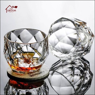 Cốc Uông Soda / Rươu Whisky Cao Cấp Phố Decor - Phong Cách Cổ Điển Châu Âu Bằng Thủy Tinh Dày Dặn
