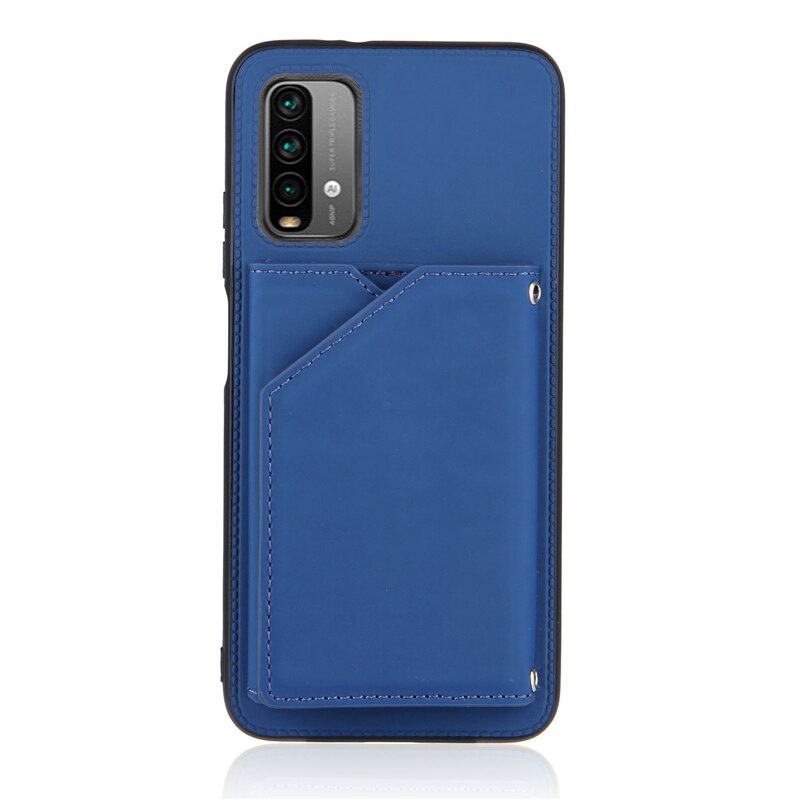 Ốp Điện Thoại Da Có Ngăn Đựng Thẻ Chống Sốc Cho Redmi 9t T9 Power 2021 Xiaomi Redmi Note 10 Pro Max Redmi 9t Note 10 5g Funda