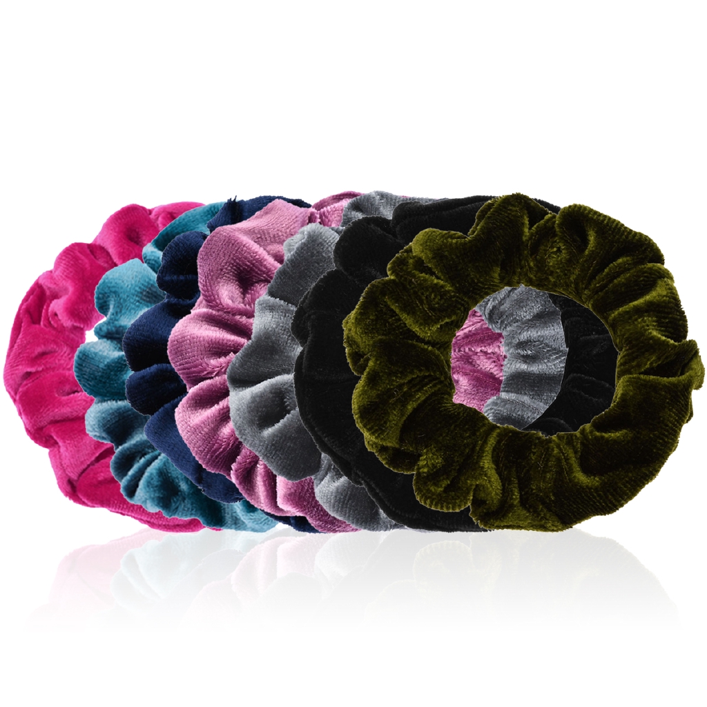 Dây Buộc Tóc Co Giãn Phong Cách Vintage Cho Nữ