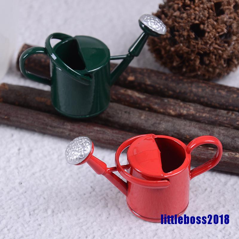 Bình Nước Tưới Cây Mini Bằng Kim Loại Cho Nhà Búp Bê 2018 1 / 12