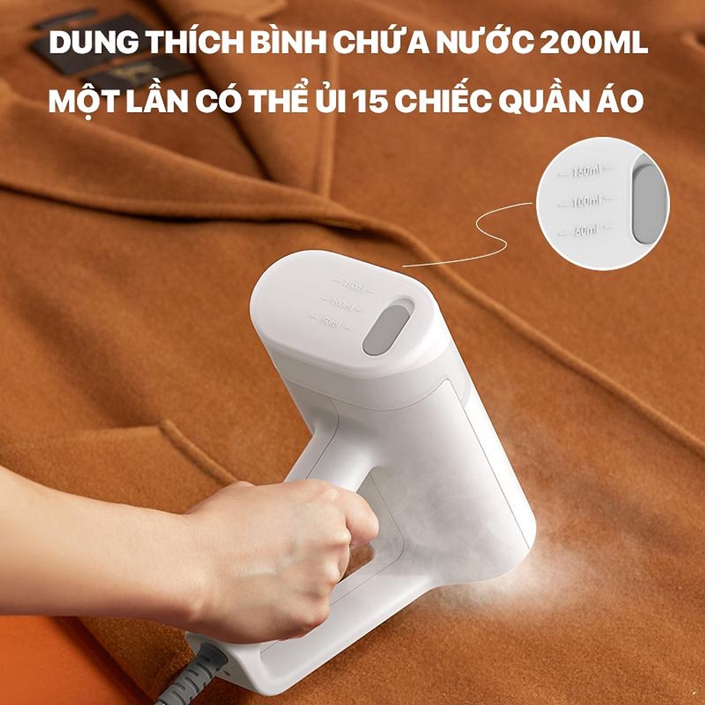 Bàn ủi hơi nước cầm tay Deerma HS100 | Hoả tốc | Bàn là hơi nước Xiaomi Zanjia GT-306LW | MIHOANGGIA