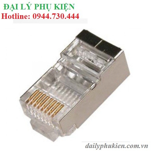 SIÊU RẺ_ Túi hạt mạng AMP Rj45 bọc sắt (100 đầu)