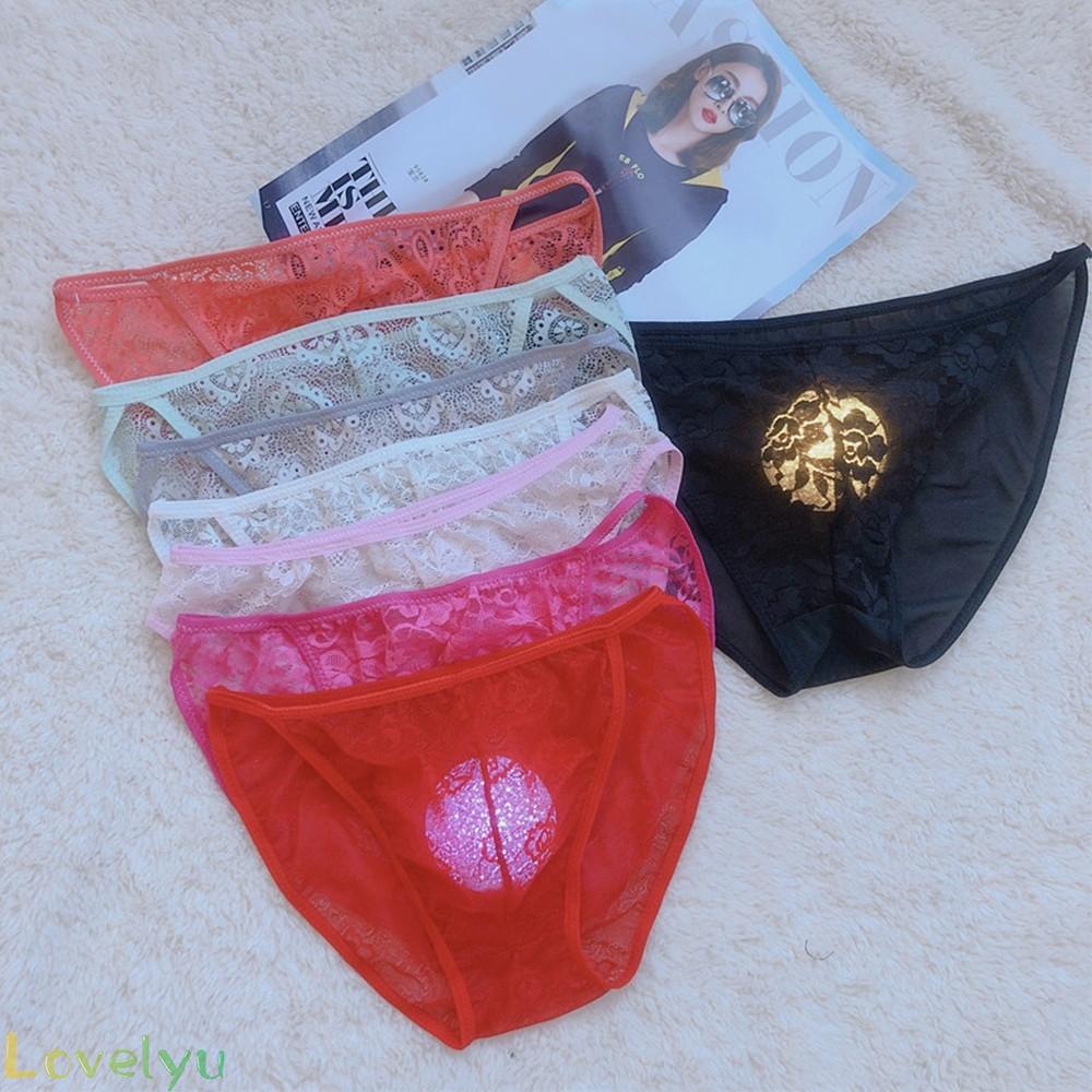 Quần lót ren lưới thoáng khí thoải mái thời trang cho nữ