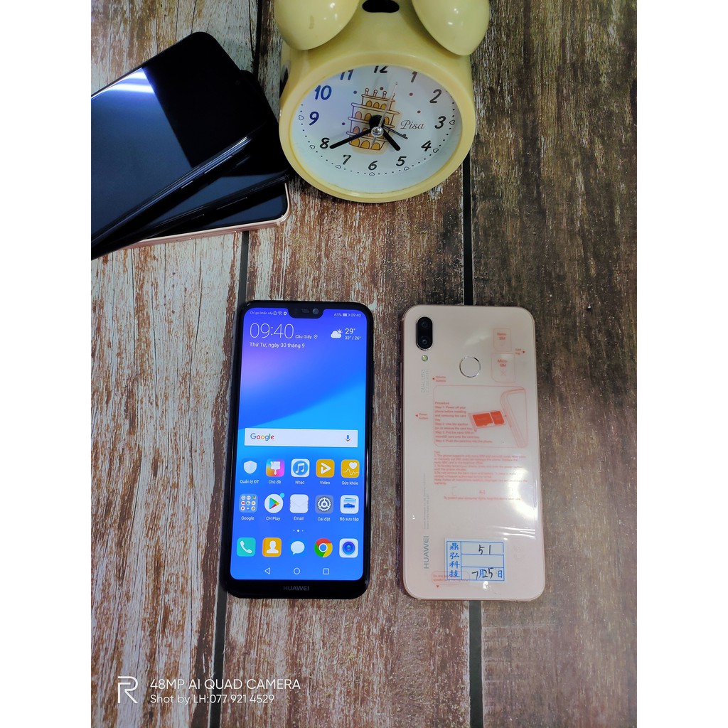 Điện thoại Huawei P20 Lite,2 Sim,Ram 4/32Gb,5.84’’Full HD+