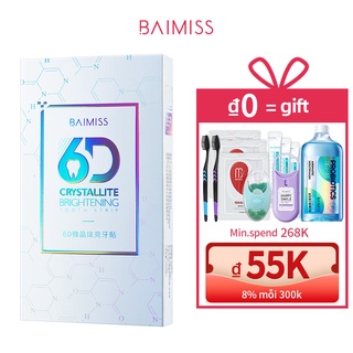 Miếng Dán Trắng Răng BAIMISS Nhanh Chóng Loại Bỏ Vết Ố Vàng Tiện Dụng