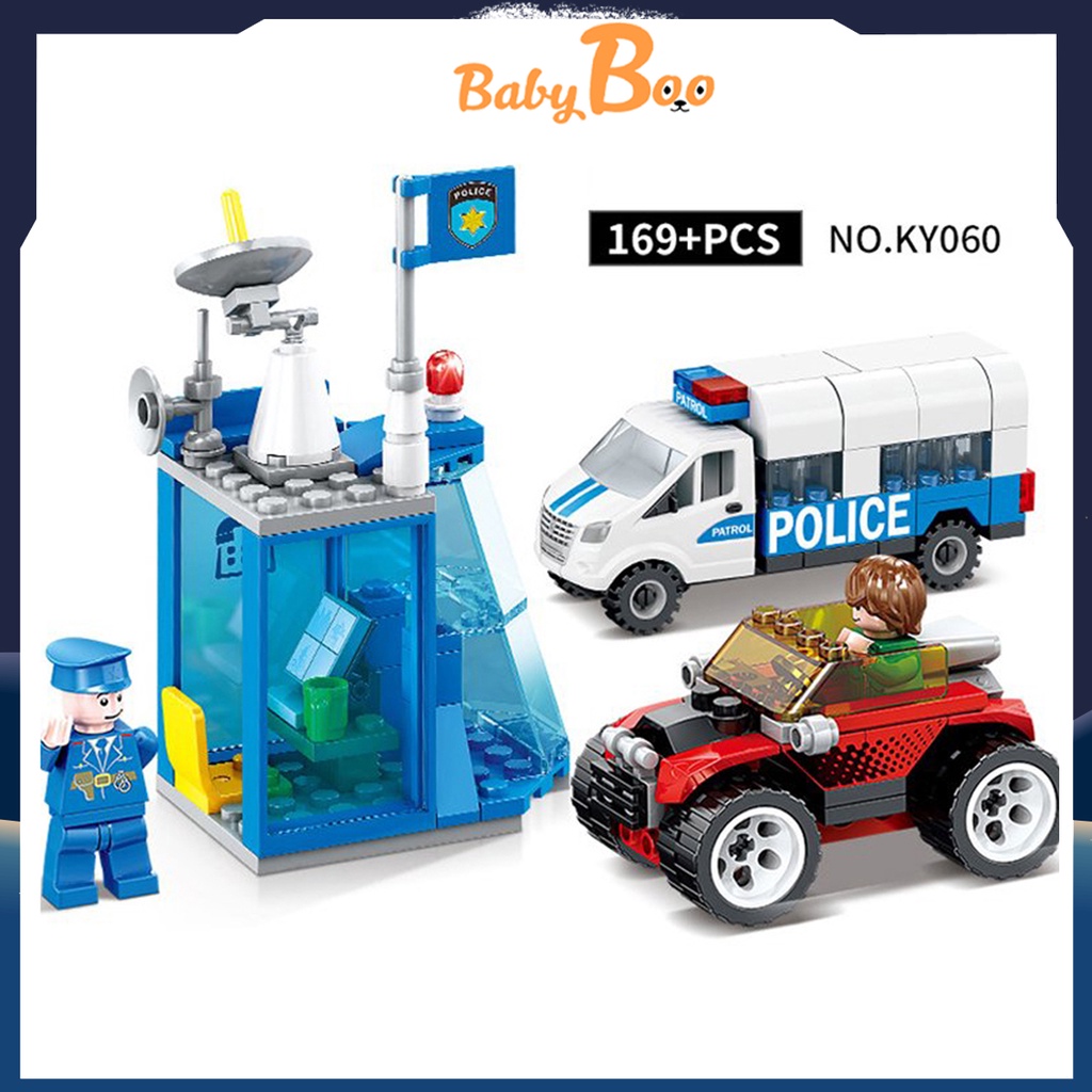 Lego City Swat - Đồ Chơi Lắp Ráp Cảnh Sát Công Nghệ Cao Bắt Tội Phạm Cho Bé - 169 Chi Tiết - BabyBoo
