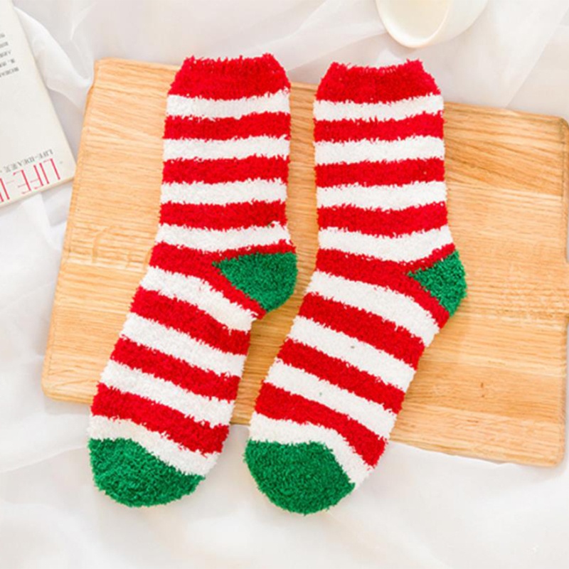 YOUYO Vớ thuyền giữ ấm họa tiết cây thông/ông già noel/ bông tuyết/ tuần lộc dễ thương cho nữ