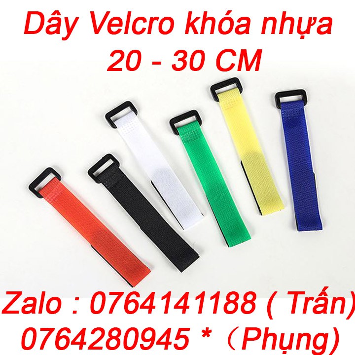 Dây Velcro, Dây Rút Khóa Nhựa Buộc Gọn Dây Điện - Cáp