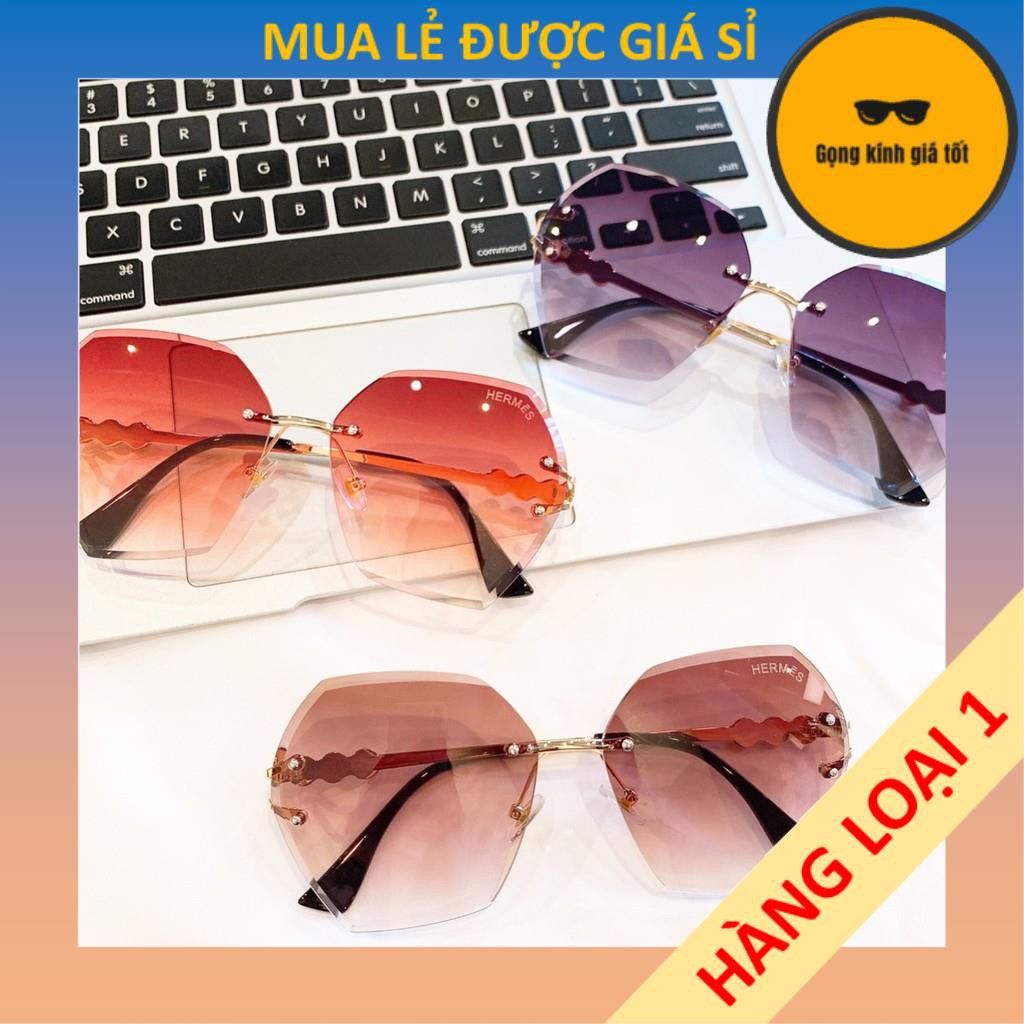 Kính mát thời trang nữ A2014 form kính tràn viền lên mặt cực xinh chống tia UV400 hiệu quả nhiều màu sắc cá tính