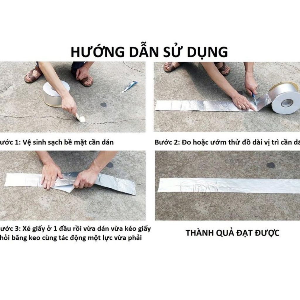 Keo dán chống thấm chống dột mái tôn tường nhà chất lượng