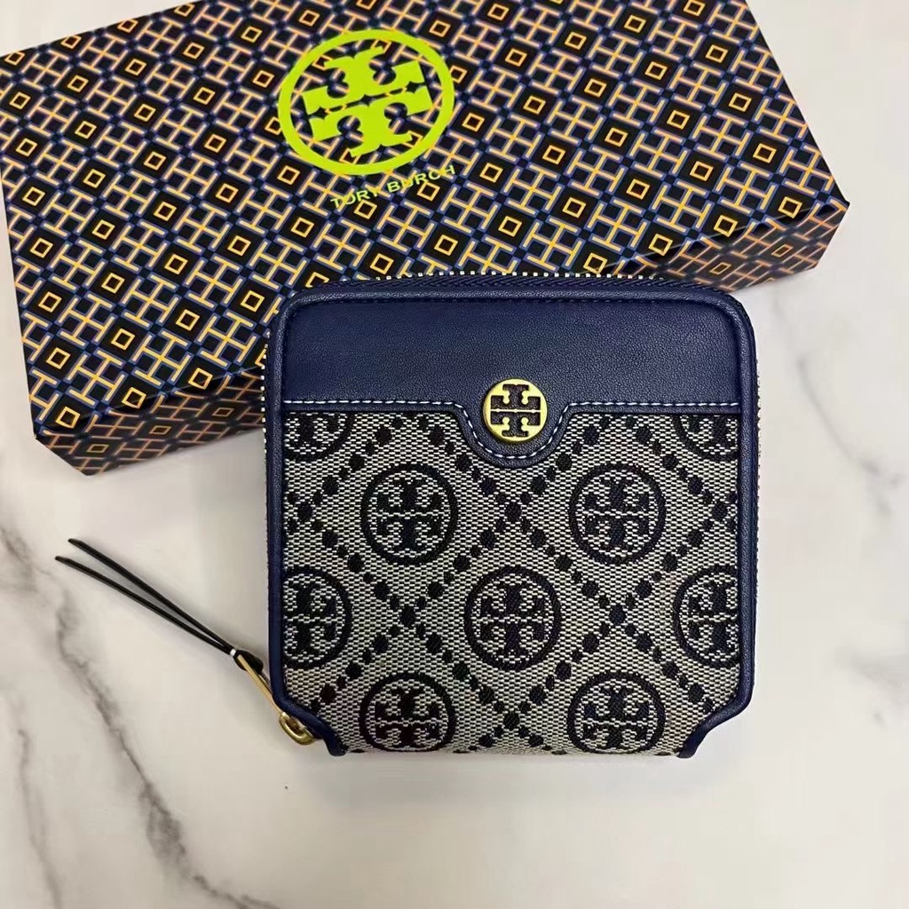 Ví Gấp Tory Burch jacquard bifold Chính Hãng Cho Nữ