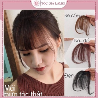 Tóc giả nữ mái thưa có mai phong cách hàn quốc trẻ trung cá tính giá rẻ