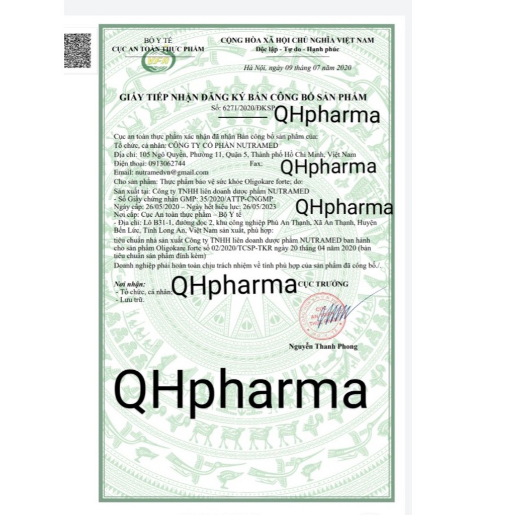 OLIGOKARE Forte hộp 30 viên mẫu mới nhất hỗ trợ sức khỏe nam giới