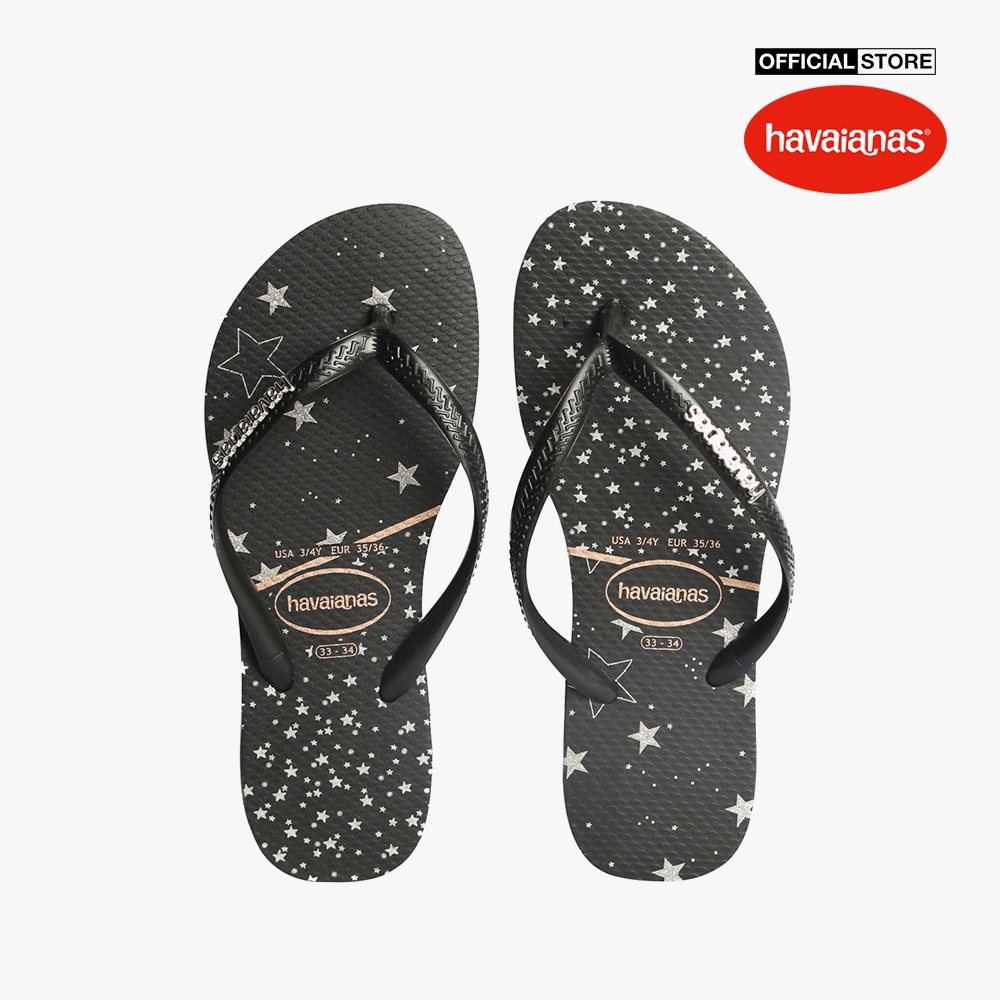 HAVAIANAS - Dép nữ Slim Metallic Print 4141363-7630