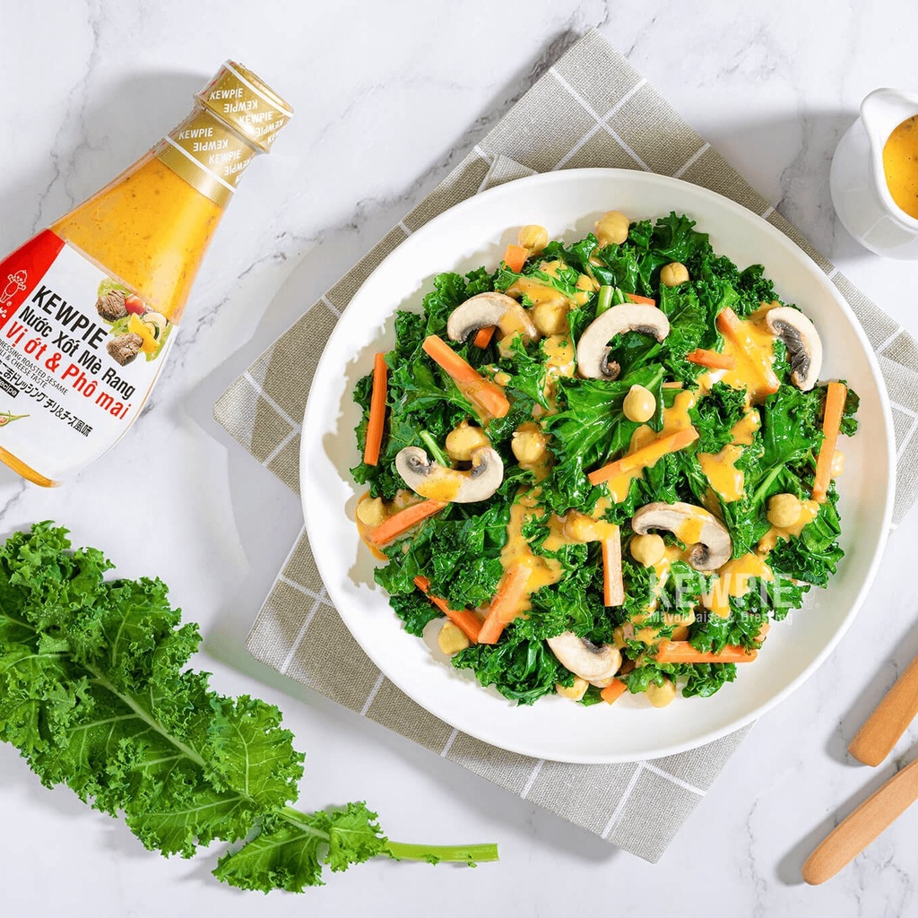Nước Xốt Salad Dressing Mè Rang Kewpie Vị Ớt Và Phô Mai 210ml