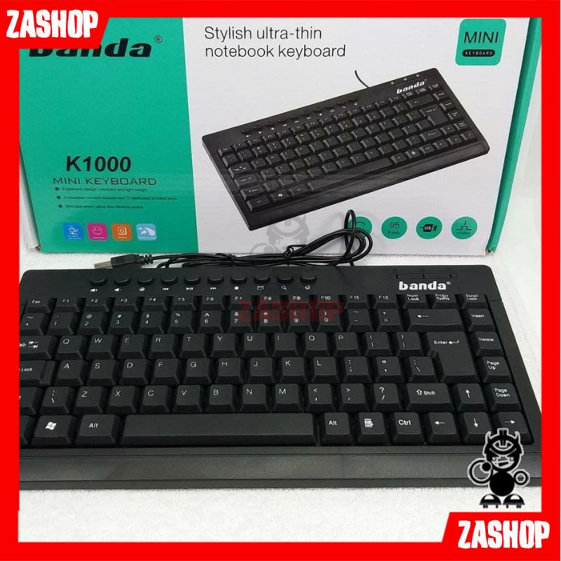 Khuyến Mãi! Bàn PhíM Có Dây Banda K-1000 Usb Phiên BảN Giới Hạn