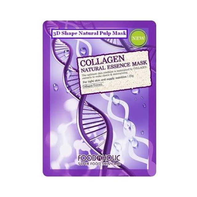 Mặt Nạ Dưỡng Da 3D Foodaholic Hàn Quốc Dưa Leo, Cà Chua, Lựu, Nhân Sâm, Nha Đam, Collagen, Nhân Sâm, Tre, Mật Ong, Olive | BigBuy360 - bigbuy360.vn