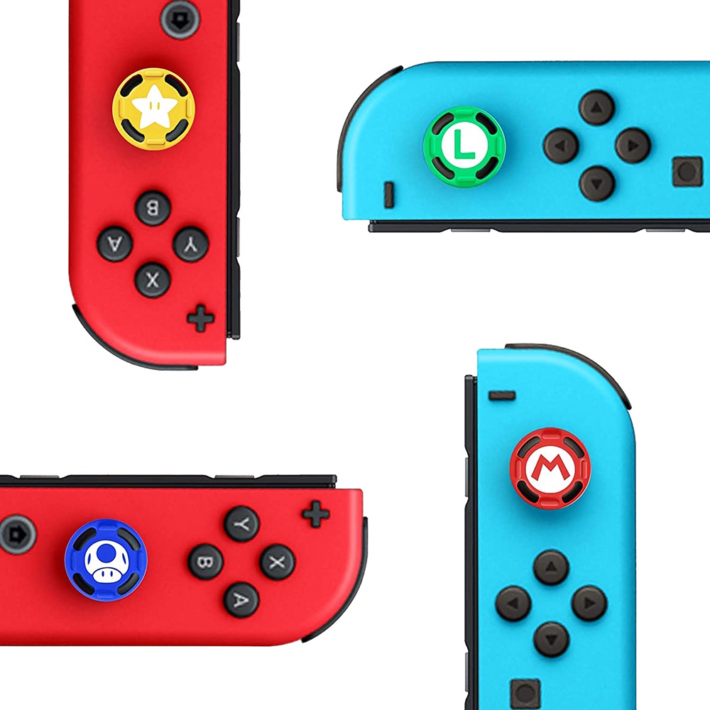 Bộ 4 Nút Bọc Nút Bấm Điều Khiển Chơi Game Bằng Silicone Cho Nintendo Switch OLED/Switch Lite/Wiii U