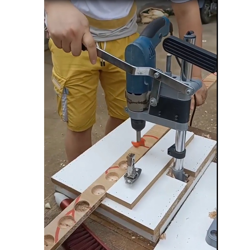 Bộ khung, giá đỡ máy khoan điện, khoan bàn mini