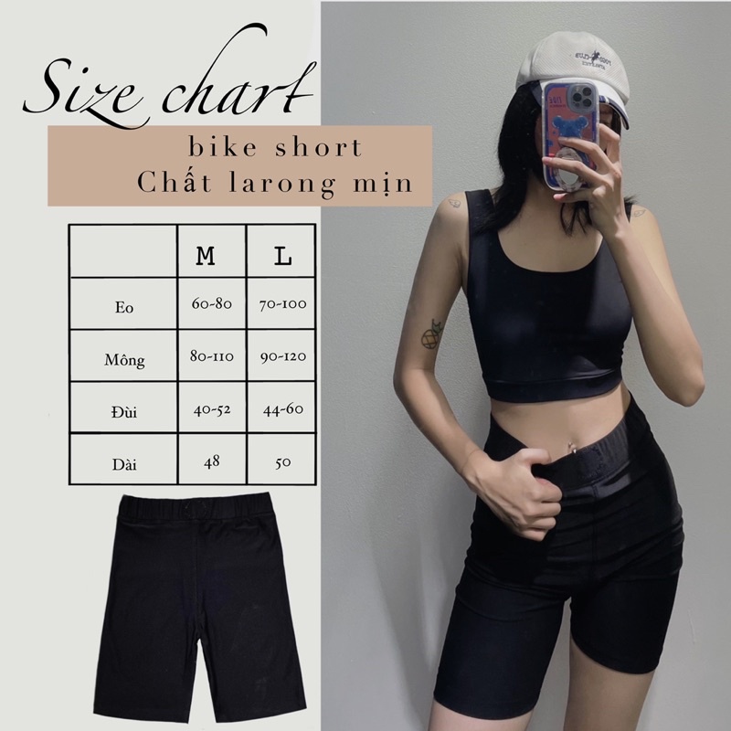 QUẦN SHORT BIKER  LỬNG ÔM  ( oHz BIKER SHORT )