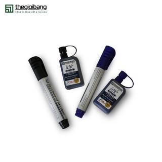 Set Bút Lông Viết Bảng Kính Thế Giới Bảng + Hộp Mực Cho Bút Lông Viết Bảng Kính