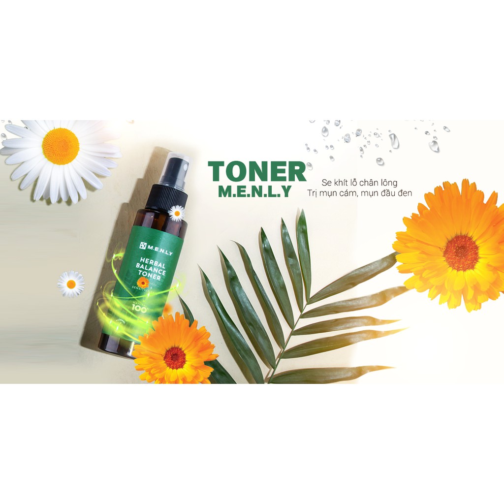 Xịt Khoáng Se Khít Lỗ Chân Lông Toner Cho Nam Menly