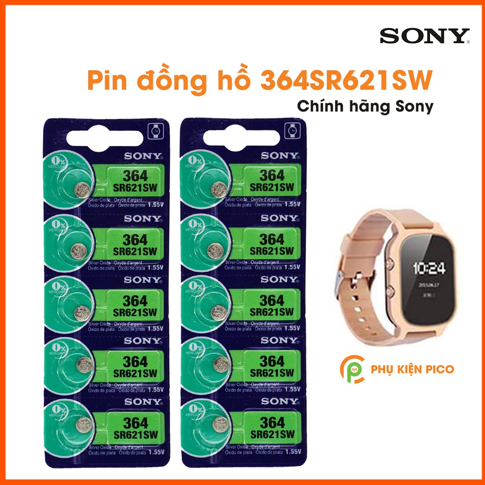 Pin Sony dùng cho pin đồng hồ, pin chìa khóa ô tô, pin chìa khóa xe máy chính hãng Sony Nhật Bản 1 viên 1.55V 3V