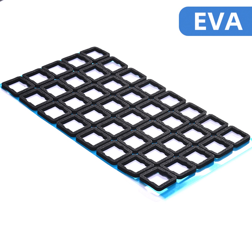 10 Miếng đệm Plate Foam chất liệu Poron EVA Kelowna dày 3.5mm giảm thiểu âm thanh switch bàn phím cơ DoDo Gear