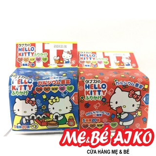 Gia vị rắc cơm Hello kitty của Nhật cho bé 5 vị 20 gói (mẫu mới)