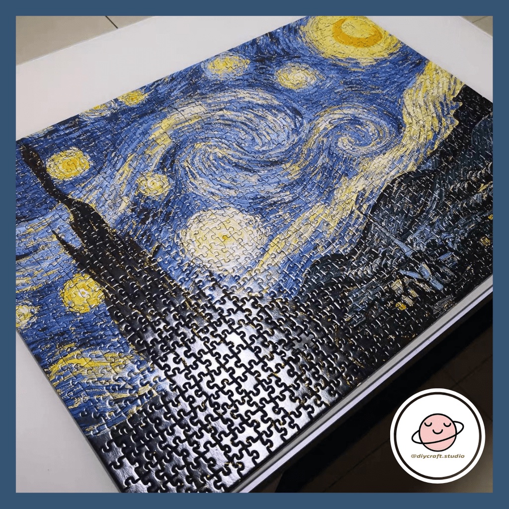 Tranh ghép hình Museum Collection 1000 mảnh - Jigsaw Puzzle 1000pcs - VANGOGH, CLAUDE MONET, LEONARDO DA VINCI ...