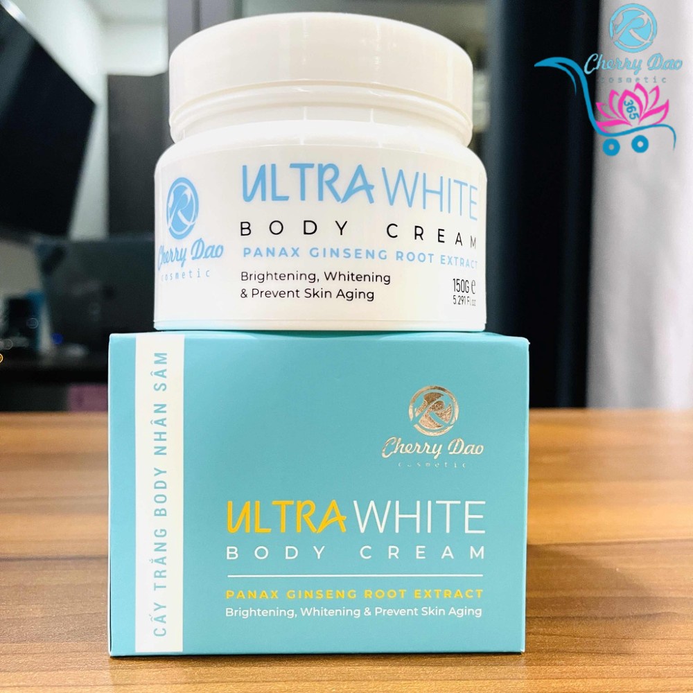 Kem Body Ultra White CRD Cherry Đào Dưỡng Trắng Da Toàn Thân Ban Đêm