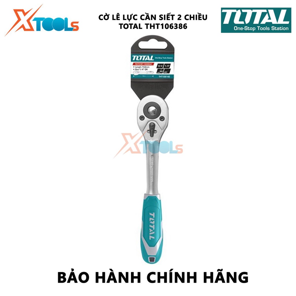 Cờ lê cần siết lực 2 chiều TOTAL THT106386 cờ lê lực 3/8inch - 45 răng điều chỉnh lực siết ,vặn bu lông,kiểm tra lực siế