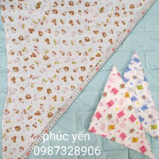 Sét 10 TÃ CHÉO COTTON CAO CẤP CHO BÉ SƠ SINH (SP000539)