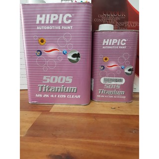 Sơn bóng 2K Hipic 500S sản phẩm của Axalta sản xuất Malaysia Sơn ô tô và xe máy