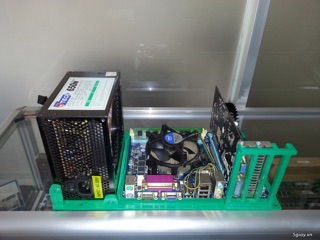 [SALE 10%] Đế bắt mainboard, nguồn cho phòng nét