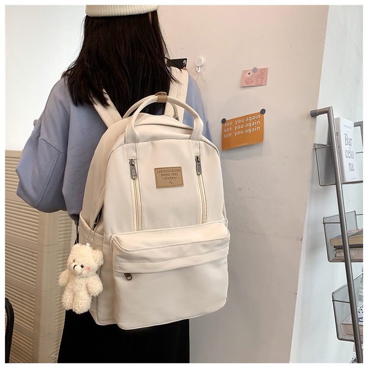 Ba lô retro mới của Nhật Bản có dung tích lớn cho học sinh đi du lịch hàng ngày, ba lô phong cách Hàn Quốc