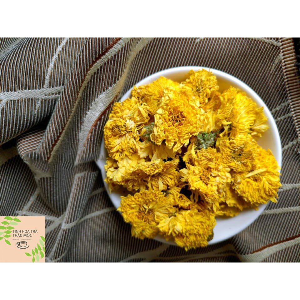 (ảnh thật + video ) cúc khô hoàng kim xuất khẩu khô mát gan thơm 1 kí sỉ