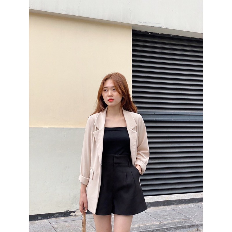 Áo blazer 1 khuy kem mới | BigBuy360 - bigbuy360.vn