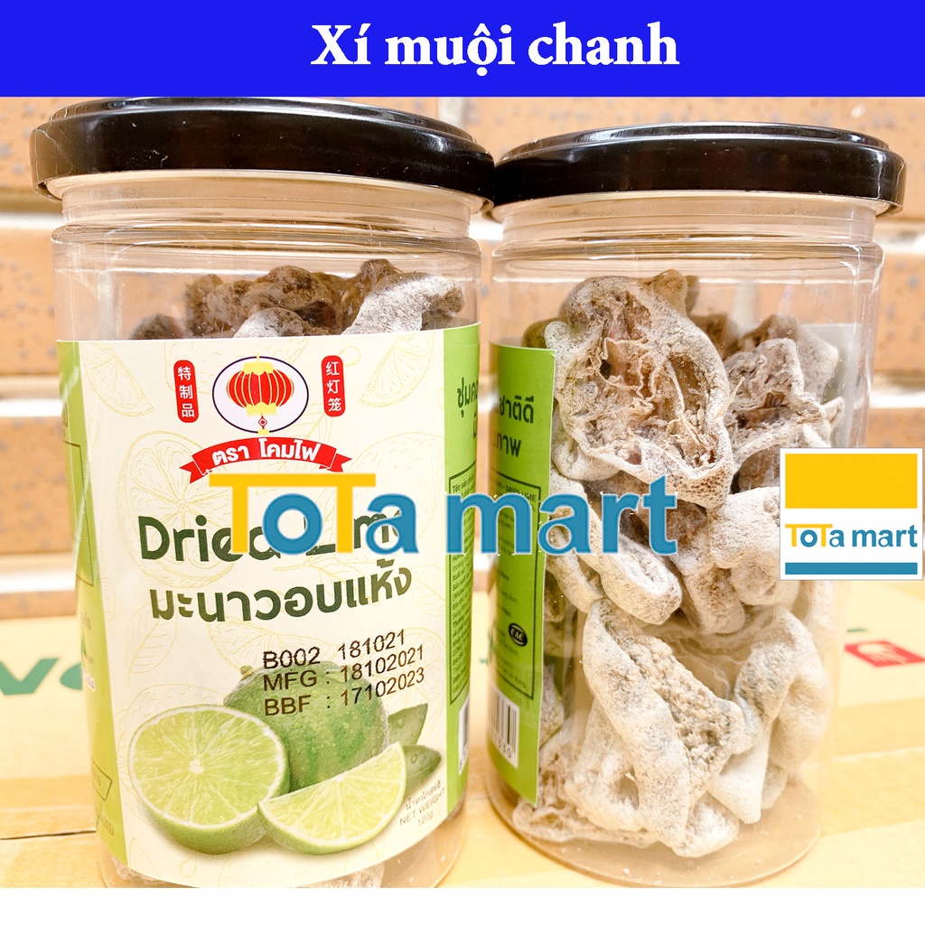 (hsd 10,11/2023) Xí muội Thái Lan KHOM FAI đèn lồng đủ 4 vị hũ 140g. Chính hãng.