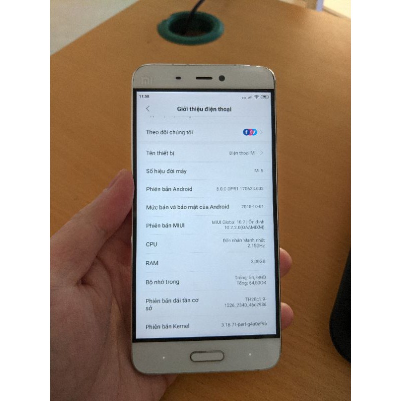 xiaomi mi 5 cũ