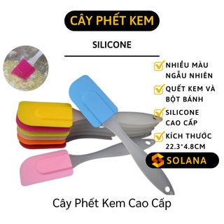 [GIÁ SỈ] Cây Phết Kem - Phới Dệt Trộn, Vét bột Bằng Silicon, Xẻng Khuấy Phết Kem Tiện Dụng 5998